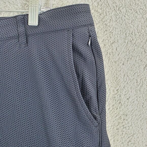 TWILLORY Men's Performance Blue Technical Fabric Tailored Fit Texture Size 36x34 - Picture 4 of 16